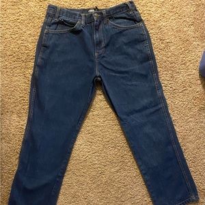 Men's 5-Pocket Mission Ridge Denim Straight Jeans - 34x30 NEW 100% Cotton.